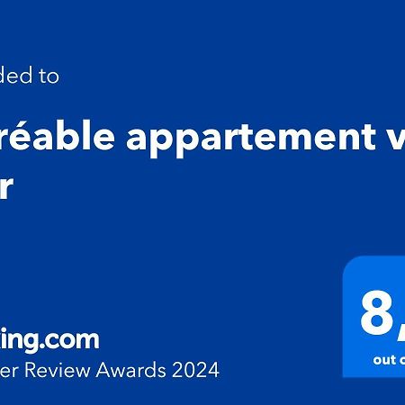 Agreable Appartement Vue Mer 레지상브르 외부 사진